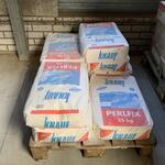 8x Zakken kleefgips, Knauf, Perlfix