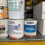 Ca. 10x Diverse soorten Vista lak