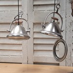 3x Industriële hanglamp