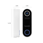 Hombli Smart Funk Deurbel met Chime 2 met Intercom 140 Hoek Camera met