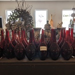 ca.24x Glasdecoratie  rood