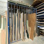 Platenstelling met restplaten