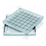 Zarges Asafdekking Aluminium  600 x 600 mm 125 kN Belastbaarheid