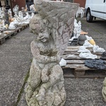 Tuinbeeld Putti met waterbak