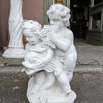 Waterornament met putti