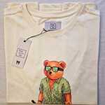 T-Shirt met kunstwerk van Dior bear, Maat L