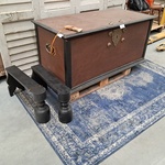 Nostalgische houten kist