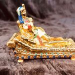 Farao Egyptisch kunstgouden beeld