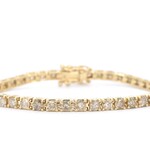 Gouden armband met diamanten 9.00 carat