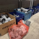7x Krat PVC koppelingen