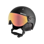 SINNER  Skihelm Titan Visor  Mat Zwart Unisex Maat 61