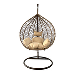 Eistoel Swing Chair incl. kussens en standaard, Beige, 2025