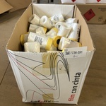 Ca. 80x Afdekfolie/afplakfolie 30cmx22,5m per 24 stuks