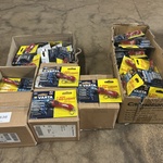 Ca. 150x Verpakking Varta batterijen met led lamp