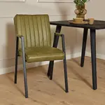 4x Eetkamerstoel, Zazuhome, Tivoli bull moss groen