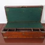Nostalgische houten schrijverskist