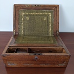 Nostalgische houten schrijverskist
