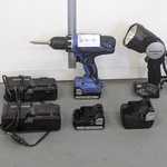 Accu boormachine met zaklamp Hitachi, DS 14DJL, bouwjaar 2014