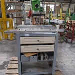 Boormachine op onderkast G*Grass, Eco press-N, bouwjaar 2004
