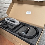 2x Keukenkraan met uitrekbare uitloop zwart