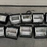 10x floodlight Spotlight, Domino 1000 Asym