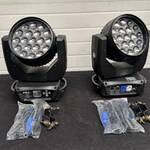 2x LED wash Moving Head  19x15W RGBW Wash/Zoom