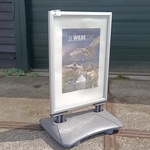 Stoepbord met kliklijst