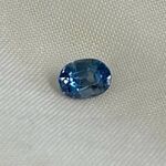 Sapphire 0.74 carat, Sparkling blue