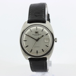 Heren  polshorloge IWC, vintage model, Grijze wijzerplaat, bouwjaar 60