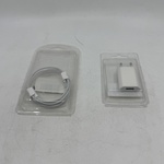 Ca. 63x Lightning cable en 19x USB stekker Apple, wit