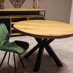 Eetkamertafel mangohout, Bruin, 2024