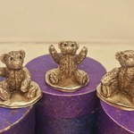 Royal Selangor Pewter – Teddy Family – kunstbeelden van tin