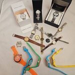 Collectie horloges, HMT, 18kt EP, Citizen, Orient, Juicy Couture etc…