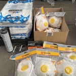 Partij fijnstofmaskers en diversen NEO Tools