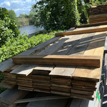 Ca. 65x Douglas planken geschaafd, 15x200mm, lengte 300cm