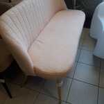 Eetkamer bankje 130 cm, Teddy pink, 2025