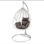 Eistoel Swingchair RODE KUSSENS/WIT FRAME, 2025