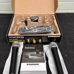 Wireless mic set (2x handheld), Samson, Concert 288