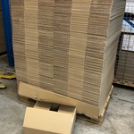 Ca. 175x verzenddozen , Bruin, 48x38x17cm