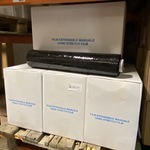 Ca. 24x Rollen handwikkelfolie, Zwart