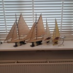 5x Miniaturen, schepen & vliegtuig Authentic Models
