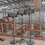 3x Infrarood heater Eurom, Safe-t-shine & Q-time 2000S