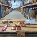 Partij spirituele items op 4x pallet