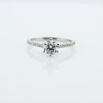 Dames ring solitair