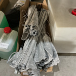 5x Gordijnen met aluminium