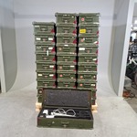 Ca. 30x Onderzoekslamp in transportkist