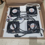 4x Ventilatorunit patch/serverkast Digitus, DN-19 FAN-4, lichtgrijs