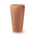 Waterform regenton met plantenbak terracotta kunststof 230 L 59,3 x 59