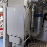 Stofafzuiging met ca. 15 meter spirobuis Flexam, V80HC-NBR-I