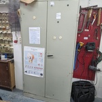 Werkplaatskast met inhoud